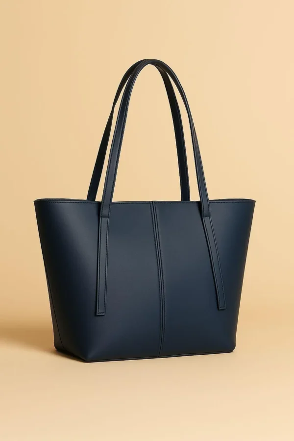 ZEENORA Brown Rexine Tote Bag for Girls School Office Use